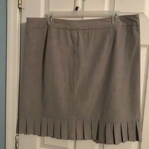 Gray businesses skirt plus size #9
